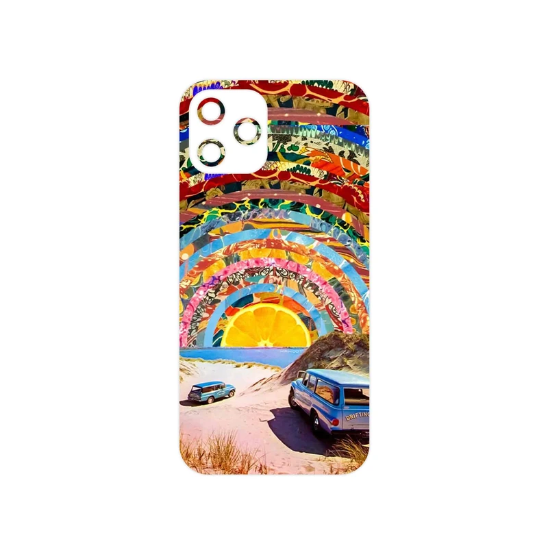 برچسب پوششی ماهوت مدل Collage of Orange Sky مناسب برای گوشی موبایل اپل iPhone 12 Pro