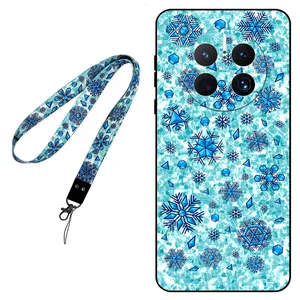 Megafone Snow Flake 0014 Cover For Huawei Mate 50 Pro Mobile Neckband 