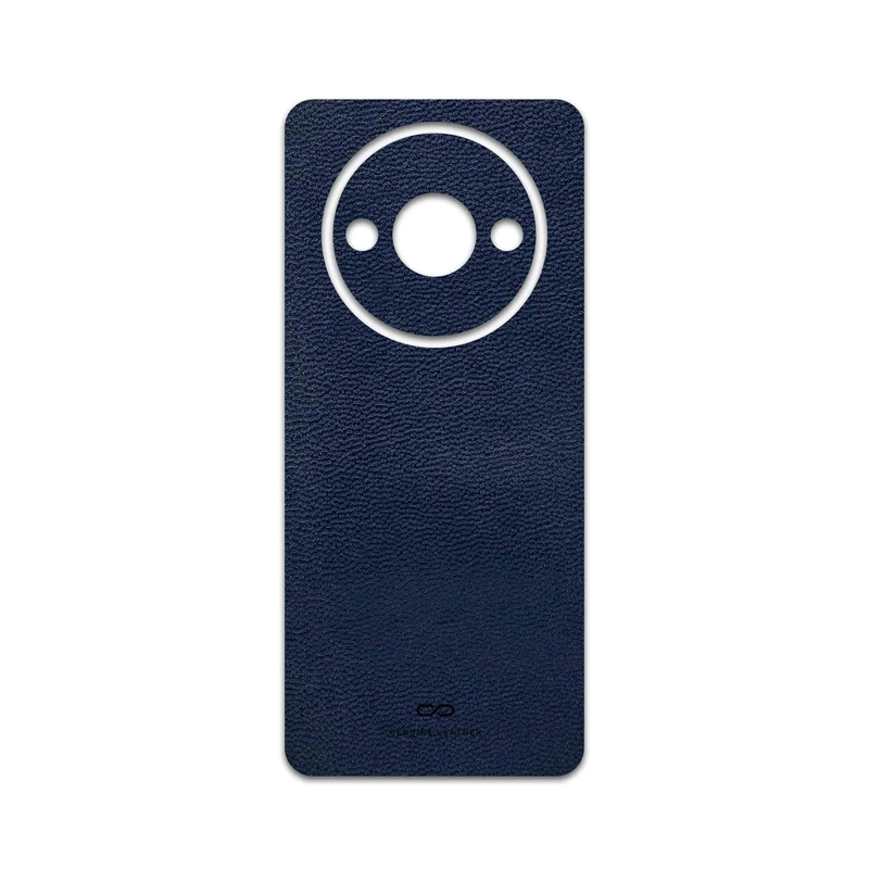 برچسب پوششی ماهوت مدل Deep-Blue-Leather مناسب برای گوشی موبایل شیائومی Redmi A3x