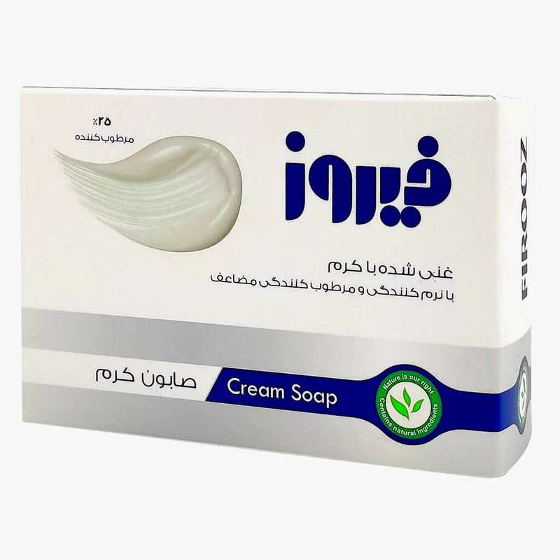 صابون شستشو فیروز مدل cream وزن 120 گرم