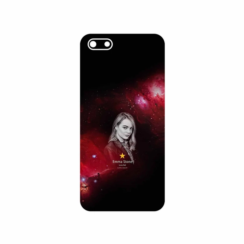 برچسب پوششی ماهوت مدل Emma Stone مناسب برای گوشی موبایل هوآوی Y5 Prime 2018