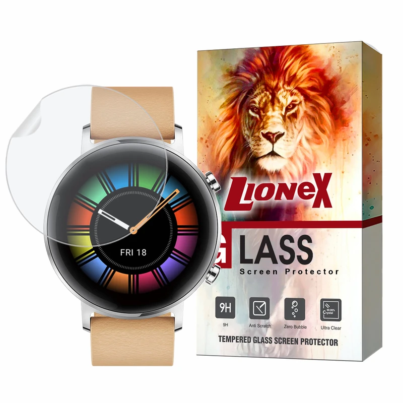  محافظ صفحه نمایش هیدروژل لایونکس مدل MTBWL مناسب برای ساعت هوشمند هوآوی Watch GT 2 42mm