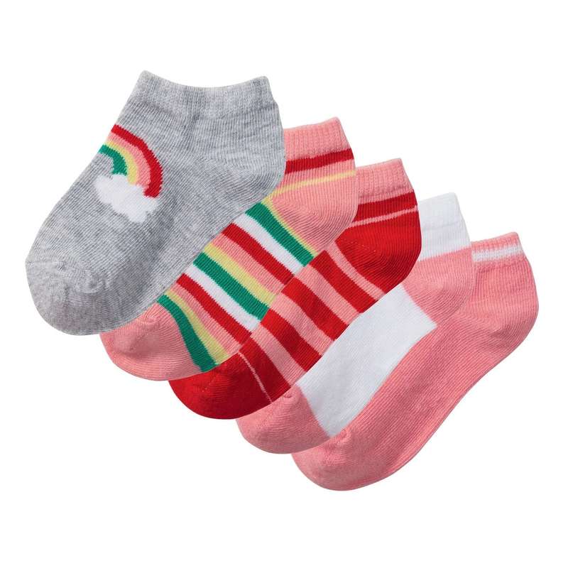 جوراب دخترانه لوپیلو مدل ساق کوتاه کد 7257608 مجموعه 5 عددی