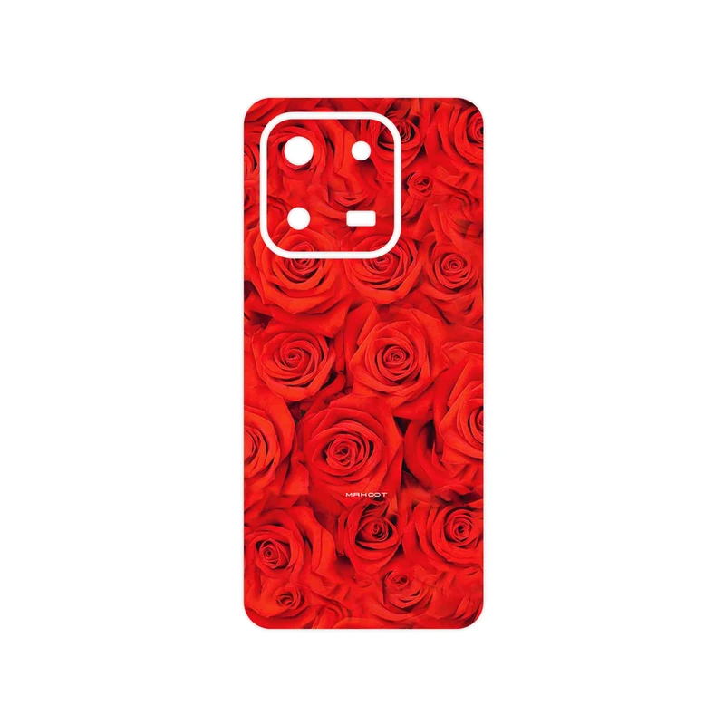 برچسب پوششی ماهوت مدل Red_Flower مناسب برای گوشی موبایل آنر X7d 4G