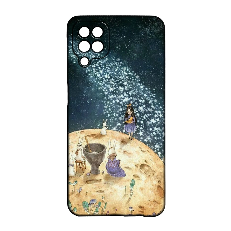 کاور طرح دخترانه کد 281 مناسب برای گوشی موبایل سامسونگ Galaxy A22 4g