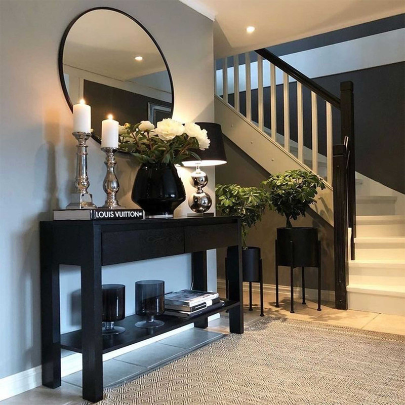 آینه مدل گرد طرح ظریف کد F-60