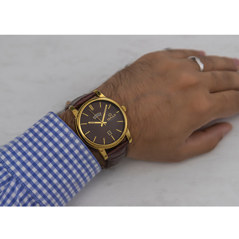 ساعت مچی عقربه‌ای مردانه اوماکس مدل PG03G55IO