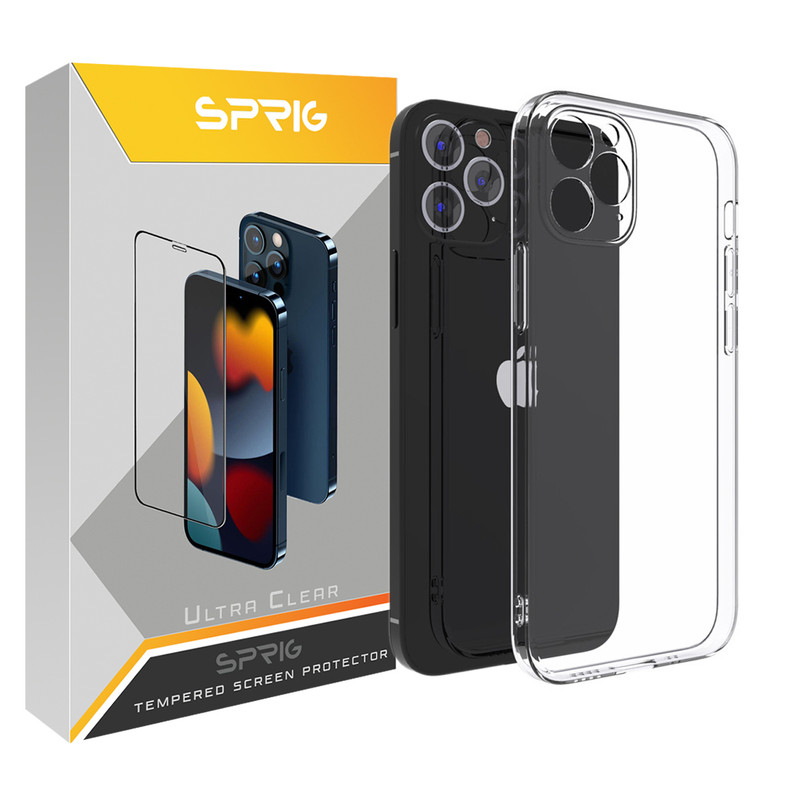 کاور اسپریگ مدل Clear مناسب برای گوشی موبایل اپل iPhone 13 Pro