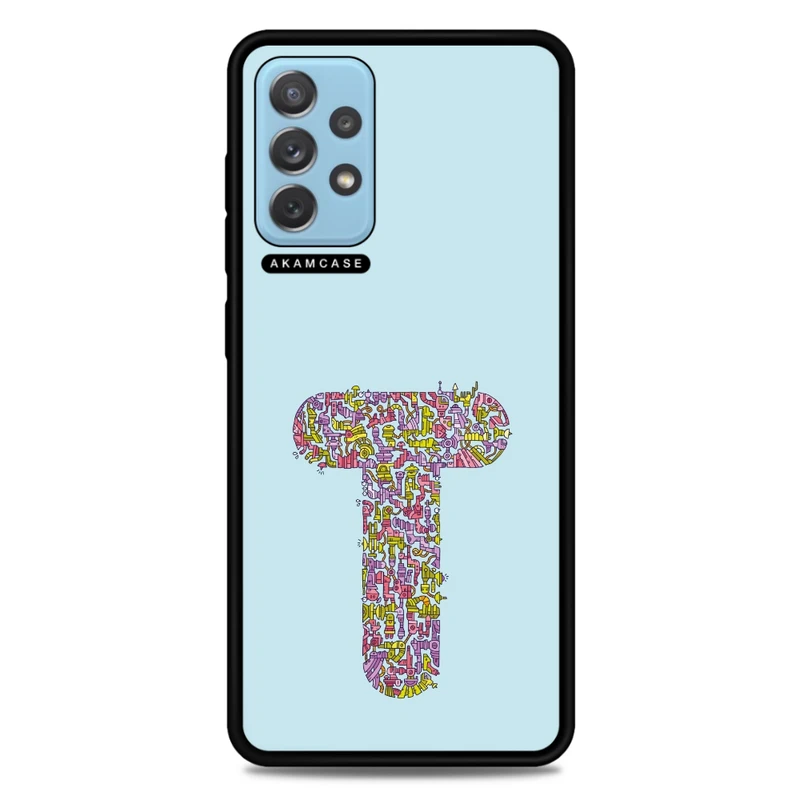 کاور آکام مدل AMC-WSGA72-ALPHADOODLEBET-20 مناسب برای گوشی موبایل سامسونگ Galaxy A72