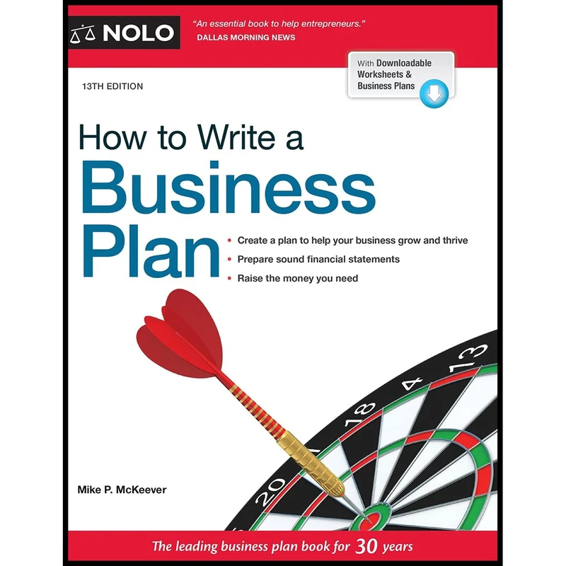کتاب How to Write a Business Plan اثر Mike P. McKeever انتشارات NOLO