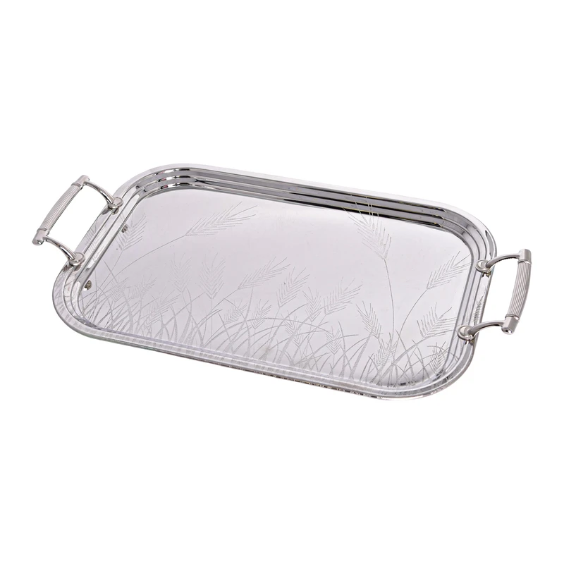 سینی دسته دار یونیک کد 02 - 4013 سایز 28*44 سانتی متر 