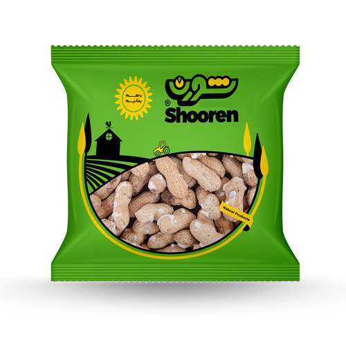 بادام زمینی با پوست شورن - 125 گرم