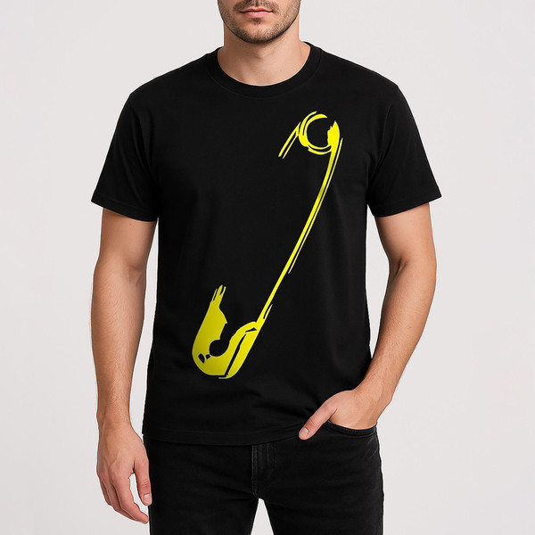 تی شرت آستین کوتاه مردانه اولسون مدل سنجاق