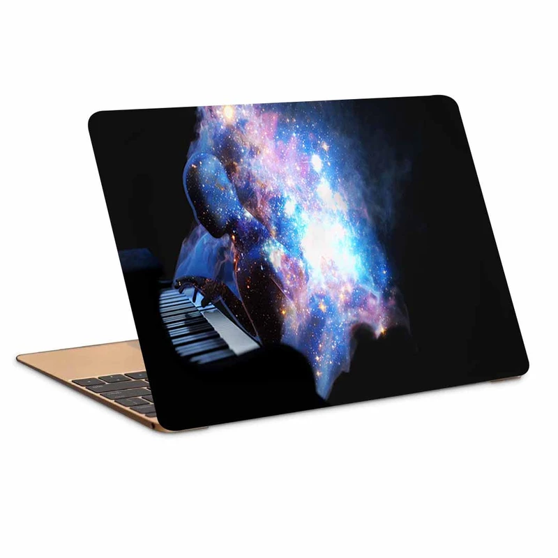 استیکر لپ تاپ طرح space pianoکد N-539مناسب برای لپ تاپ 15.6 اینچ