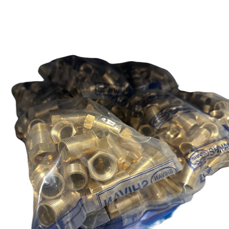 اتصال روپیچ توپیچ مدل 3/4 بلند کروم بسته 50 عددی