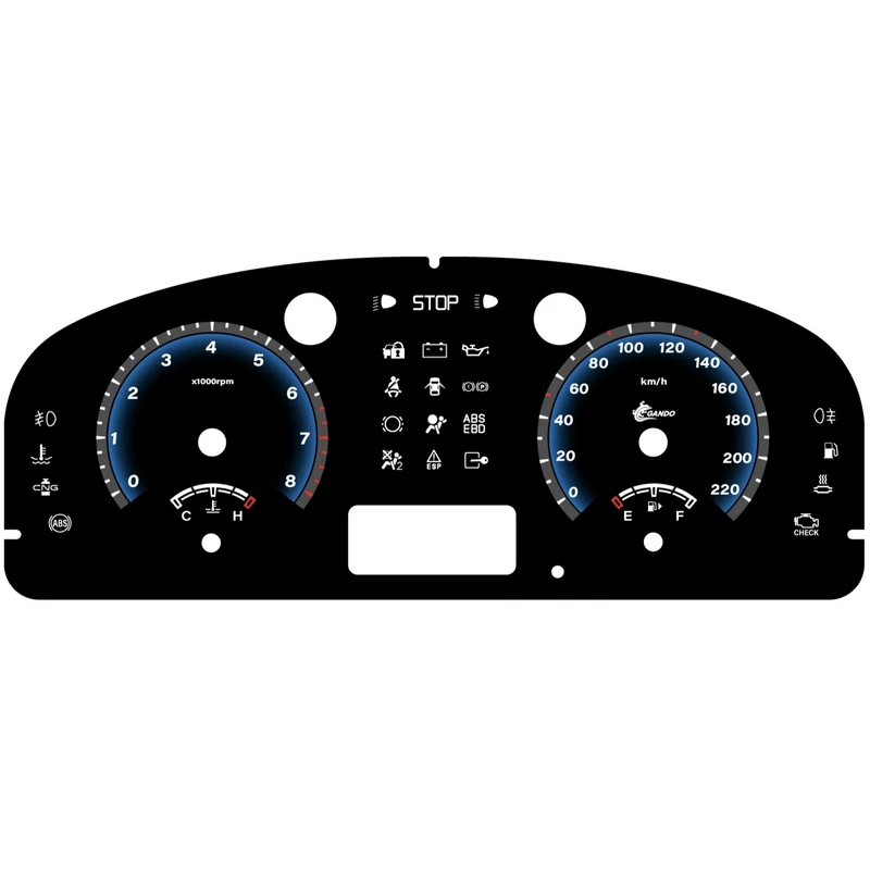 صفحه کیلومتر خودرو گاندو کد 15 مناسب برای پژو پارس