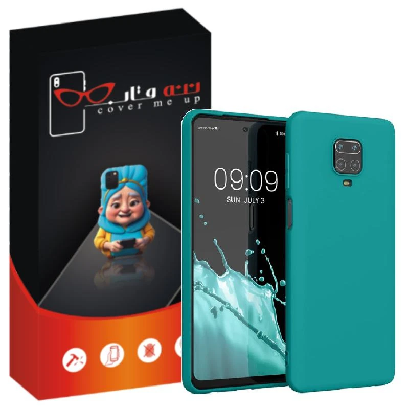 کاور ننه قاب مدل سیلیکونی پاک کنی مناسب برای گوشی موبایل شیائومی Redmi Note 9S / 9 Pro / 9 Pro Max
