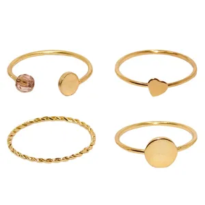 بند انگشتی زنانه کد 976 مجموعه 4 عددی