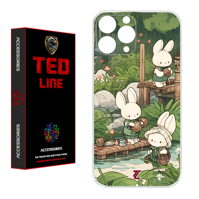 کاور تدلاین طرح خرگوش کد 1182 مناسب برای گوشی موبایل اپل Iphone 11 Pro
