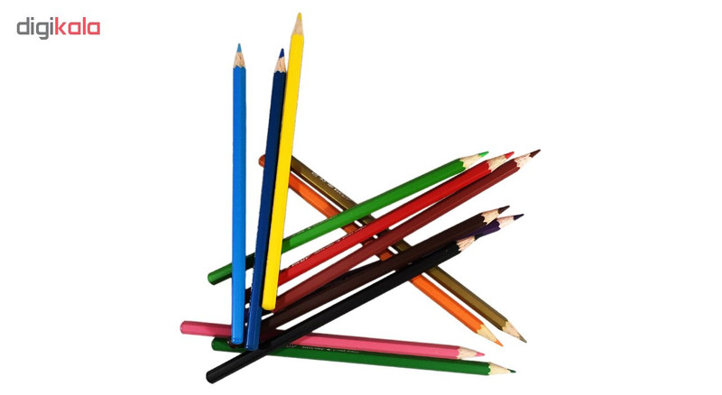 مداد رنگی 12 + 1 رنگ آریا کد 3016-Ruins