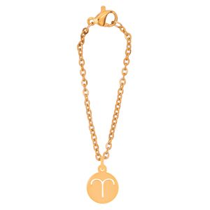  آویز ساعت طلا 18 عیار زنانه آمانژ طرح نماد ماه فروردین کد 1190D9114