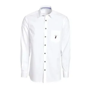 پیراهن آستین بلند یقه برگردان مردانه مدل Li1919