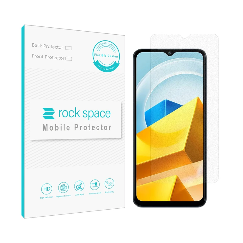 محافظ صفحه نمایش گیمینگ راک اسپیس مدل HyGAM مناسب برای گوشی موبایل شیائومی Poco M5