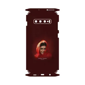 MAHOOT Portrait of an Indian Woman-FullSkin Cover Sticker for Samsung Galaxy S10 Plus