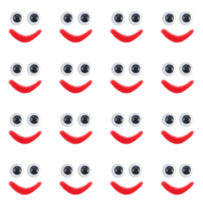 ملزومات عروسک سازی مدل چشم و لب عروسک مجموعه 48 عددی