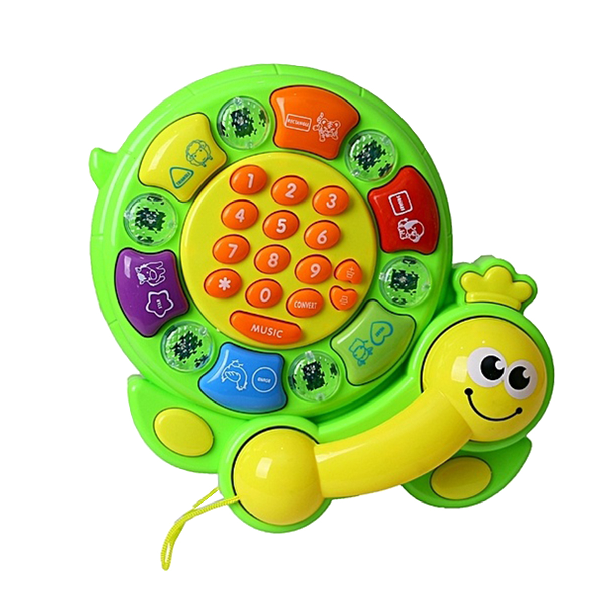 بازی آموزشی تلفن طرح لاکپشت مدل Doctor tortoise