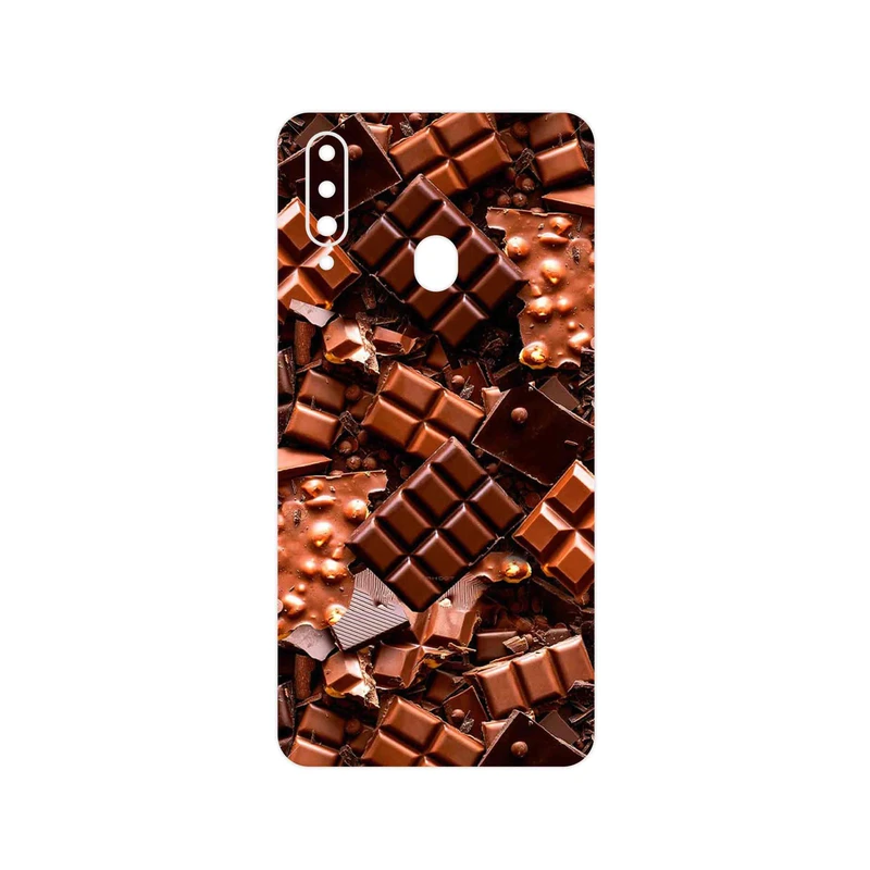 برچسب پوششی ماهوت مدل Chocolate مناسب برای گوشی موبایل سامسونگ Galaxy A20s