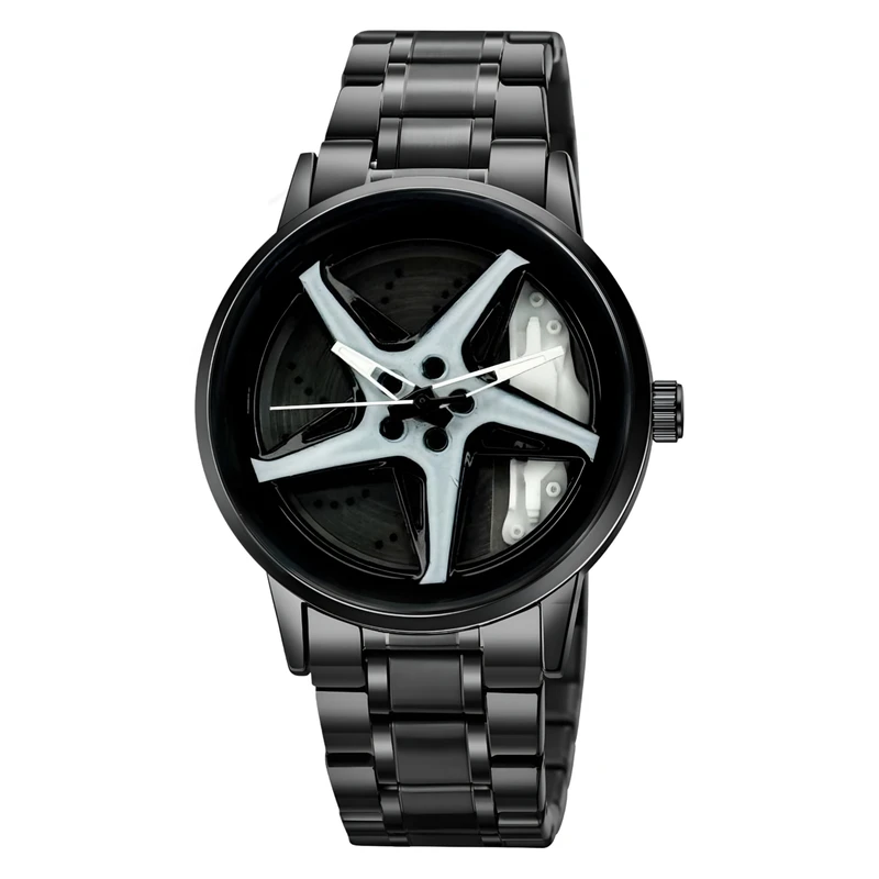 ساعت مچی عقربه‌ای کوارتز مردانه مدل اسپرت صفحه رینگ چرخان کد S7