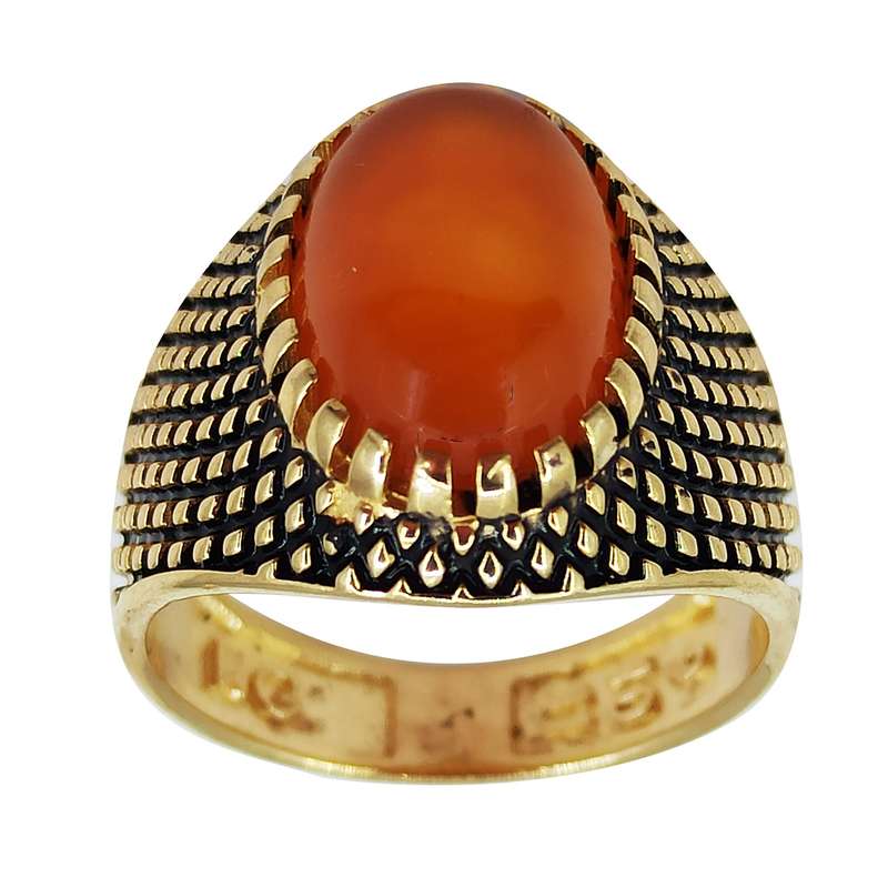 انگشتر مردانه سلین کالا مدل عقیق ce-k248
