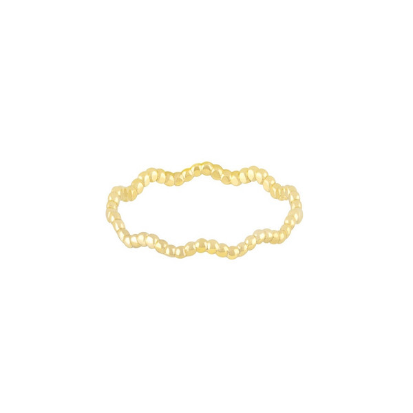 انگشتر طلا 18 عیار زنانه طلا و جواهر درریس مدل  زیگزاگی
