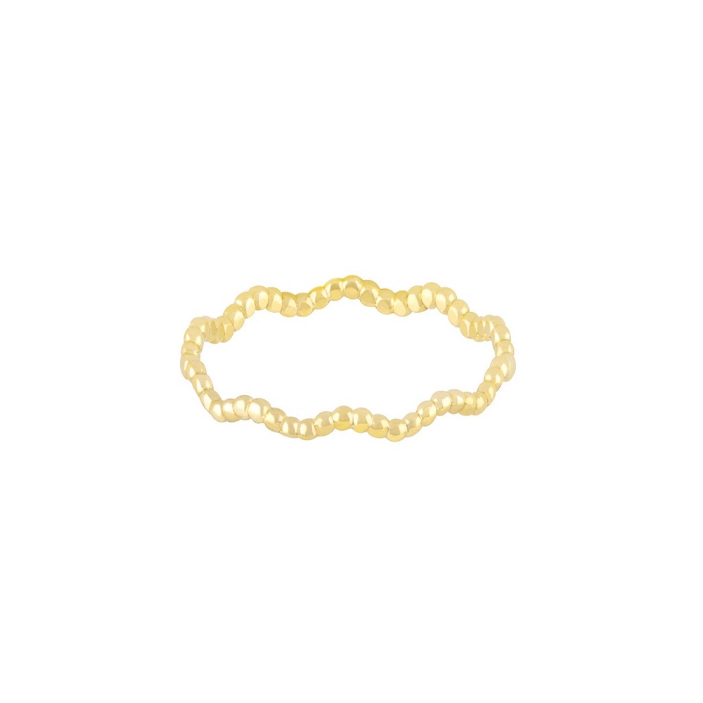 انگشتر طلا 18 عیار زنانه طلا و جواهر درریس مدل زیگزاگی