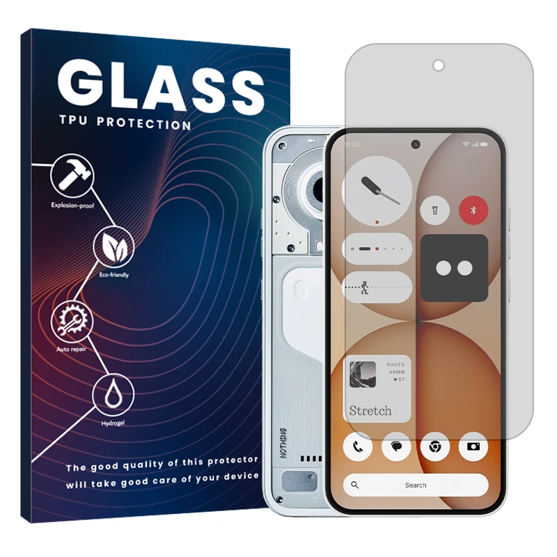 محافظ صفحه نمایش شفاف گلس مدل هیدروژلی مناسب برای گوشی موبایل ناتینگ Phone 4a