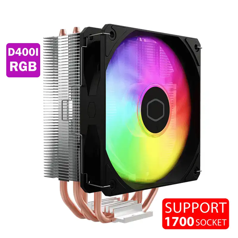 خنک کننده پردازنده کولر مستر مدل D400i RGB LGA1700