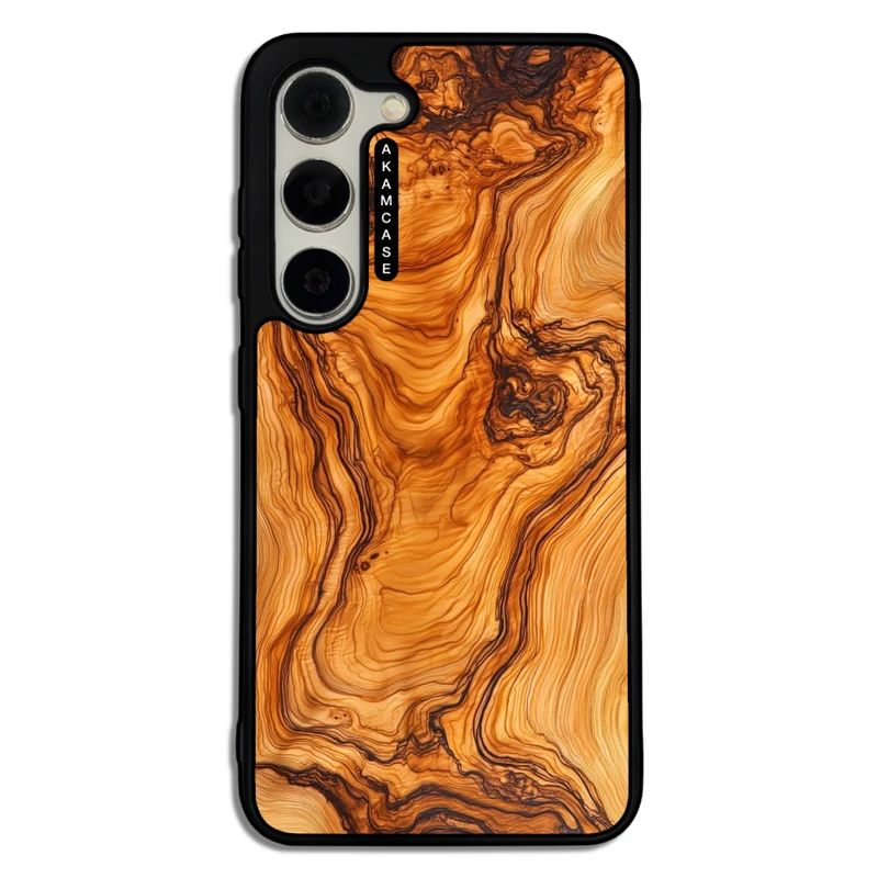 کاور آکام مدل AMC-WSGS23-WOOD-25 مناسب برای گوشی موبایل سامسونگ Galaxy S23