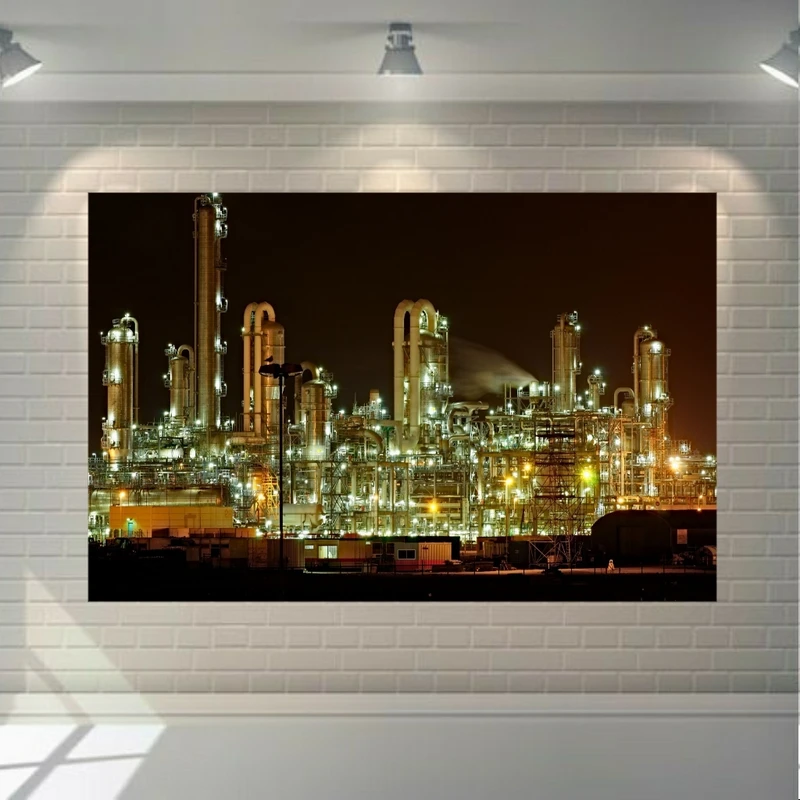 پوستر دیواری طرح پالایشگاه کد FP224