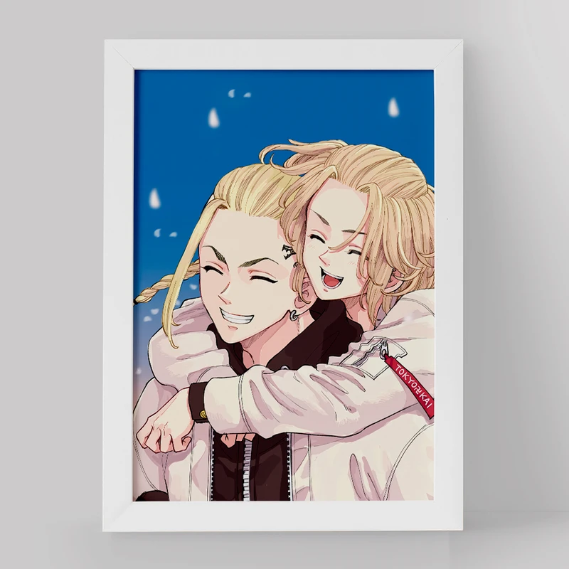 تابلو خندالو مدل مایکی و دراکن انیمه توکیو ریونجرز کد 11166