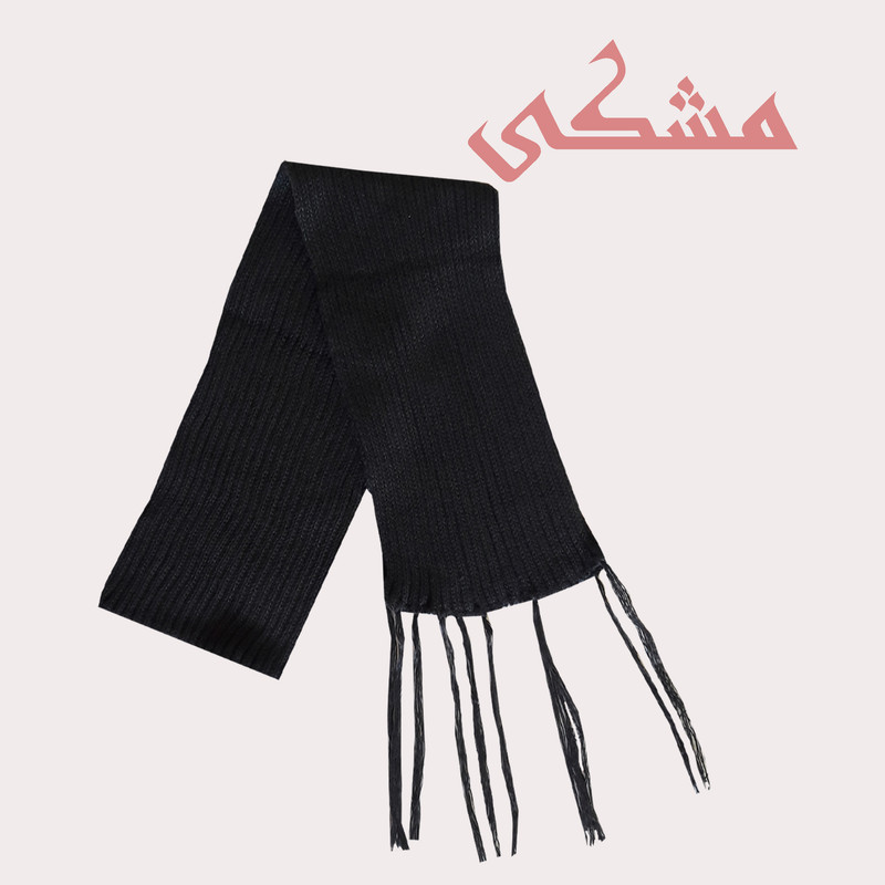 ست کلاه و شال گردن بافتنی دخترانه مدل درسا-3