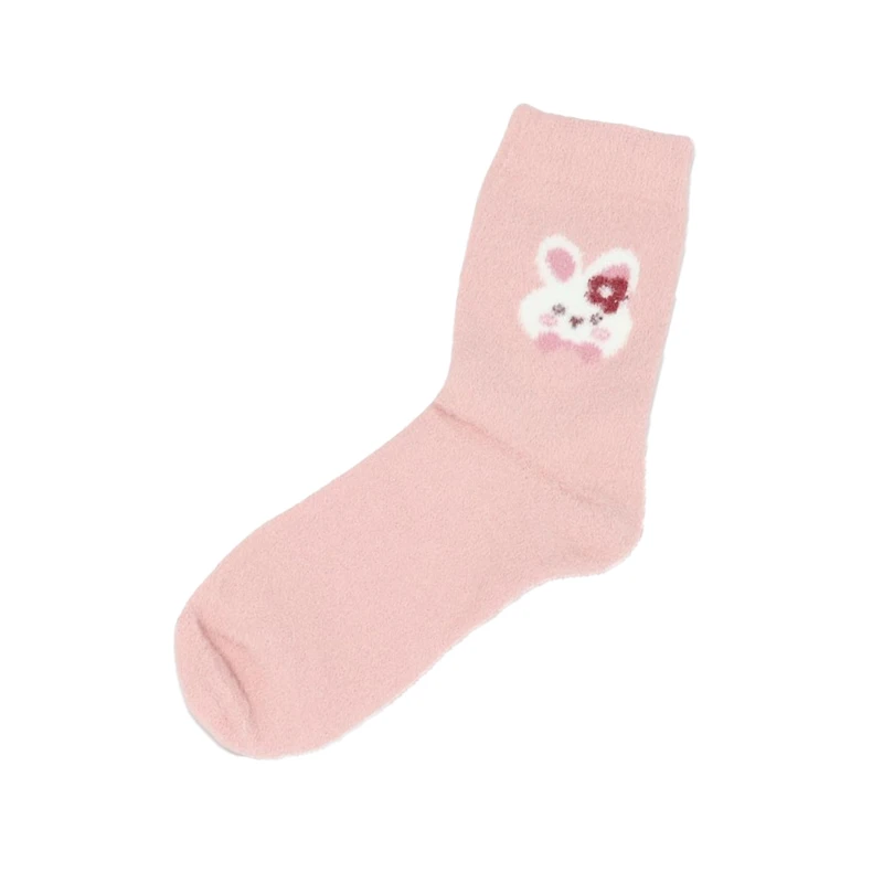 جوراب ساق بلند زنانه مدل پشمی موهر خرگوشی