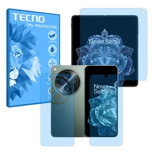 Tecno Eye Care model anti-blue ray screen protector suitable for OnePlus Open mobile phone along with back protector