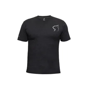 تی شرت آستین کوتاه ورزشی مردانه مدل کراس رنگ زغالی