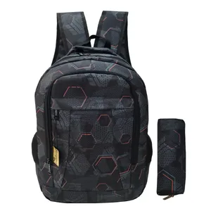 کوله پشتی مدل Hexagon به همراه جامدادی