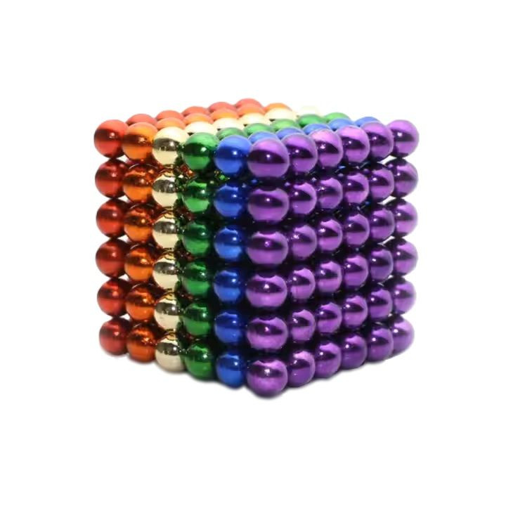 بازی فکری مدل ساختنی مگنتی مجموعه 512 عددی