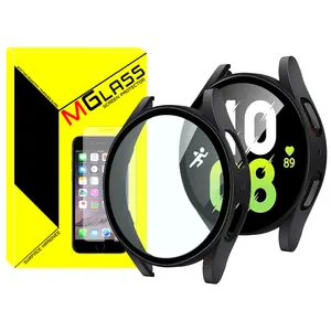 کاور ام‌گلس مدل PC-Bumper-MG مناسب برای ساعت هوشمند سامسونگ Galaxy Watch 5 44mm به همراه محافظ صفحه نمایش