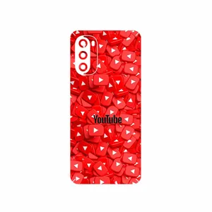 MAHOOT Youtube Cover Sticker for Motorola Moto G52