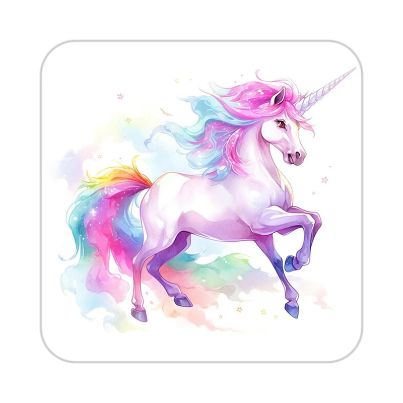 زیر لیوانی کاکتی طرح اسب تک شاخ و یونیکورن مدل mp33212