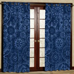 پرده مدل هازان پانچی کد 4186 سایز 140x200 سانتی متر